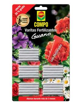 COMPO Varitas Fertilizantes con Guano (30 unidades)