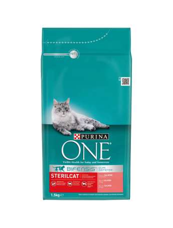 ONE Bifensis Esterilizados rico en Salmón y Trigo 1,5kg