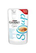 GOURMET CRYSTAL Soup atún natural servido con gambas 40g