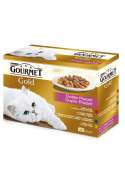 PURINA GOURMET GOLD Doble Placer Pack Surtido 12x85g Alimento húmedo para gatos