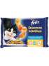 PURINA FELIX SENSATIONS Pescados en sabrosas Gelatinas Pack surtido sobres 4x100g