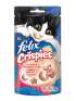 PURINA FELIX Party Crispies sabor Salmón y Trucha 45g