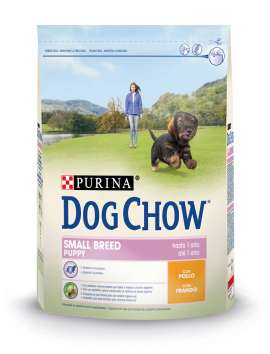 PURINA DOG CHOW Perros Razas Pequeñas Cachorros con Pollo 2,5kg